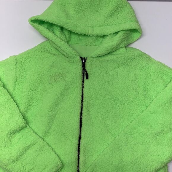 VICTORIA SECRET PINK REVERSIBLE SHERPA LINED FULL-ZIP NEW - Picture 9 of 11